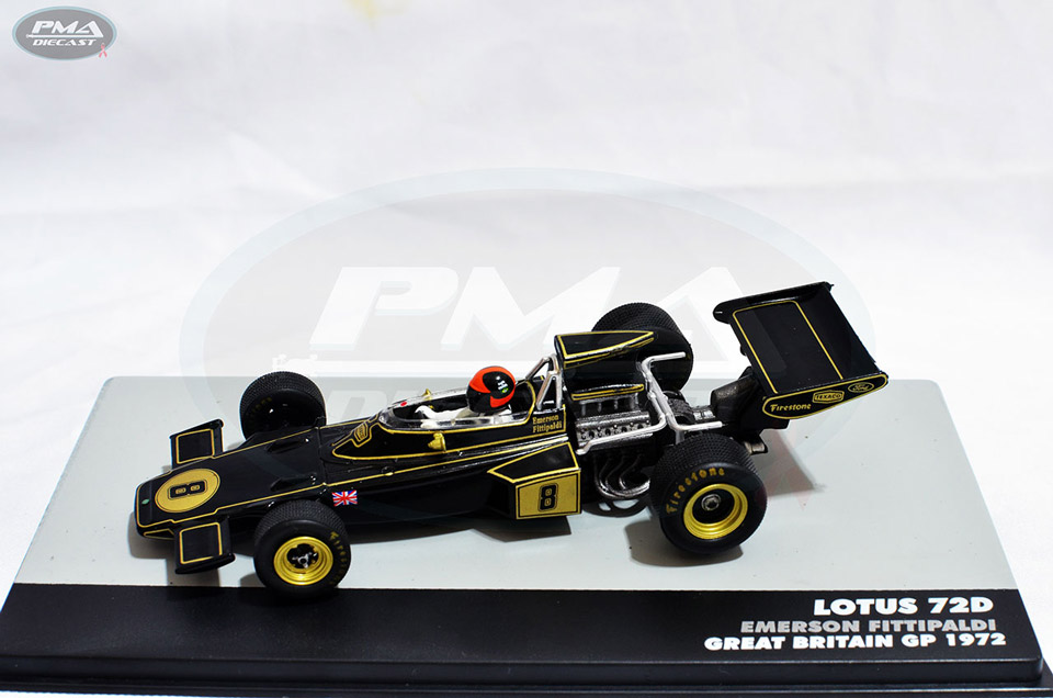 EMERSON FITTIPALDI 1972 LOTUS 72D 1:43